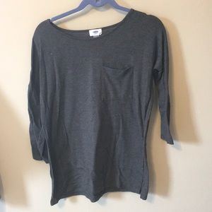 Grey lightweight long sleeve/ sweater